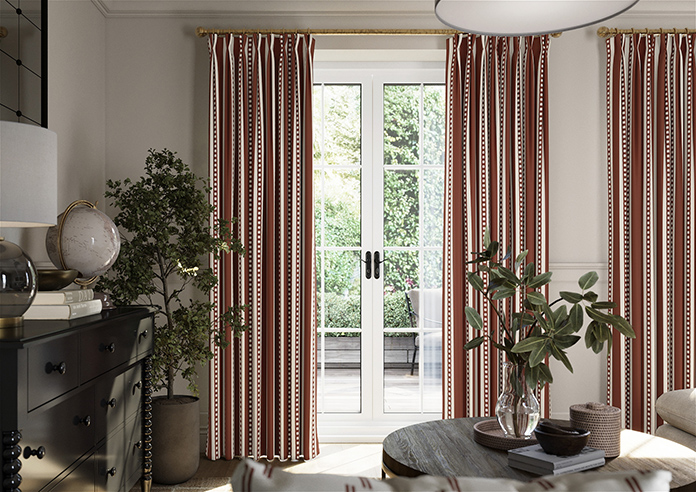 The British Stripe Co. Edgar, Teignbridge No.2 - Made to Measure Curtains - Image 3